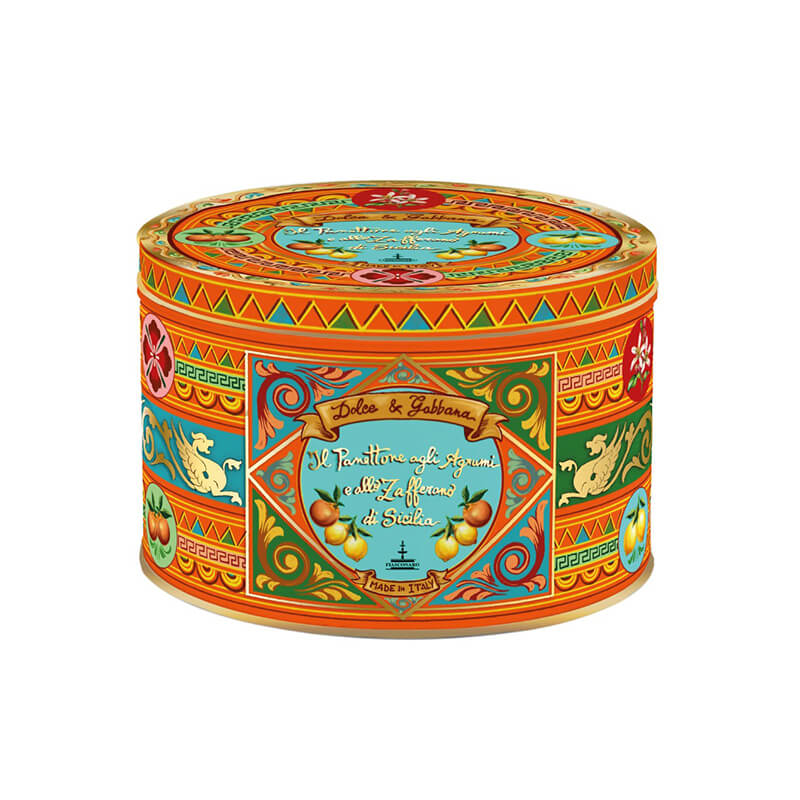 Szicíliai Sáfránnyal és Citrusokkal Ízesített Panettone - 500 gramm